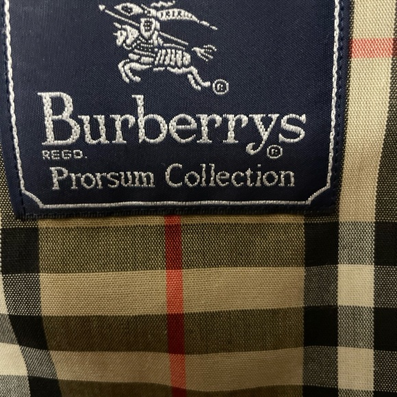 Burberry Prorsum Khaki Cotton Double Breast Trench Coat Wool Liner 42R 52" Chest - Picture 12 of 16